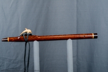 Redwood Burl Native American Flute, Minor, Mid G-4, #J27J (11)